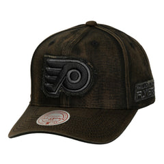 Philadelphia Flyers Mitchell & Ness Downtown Snow Wash Pro-Crown Adjustable Hat - Black Hats