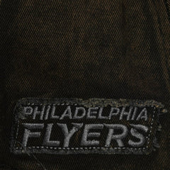 Philadelphia Flyers Mitchell & Ness Downtown Snow Wash Pro-Crown Adjustable Hat - Black Hats