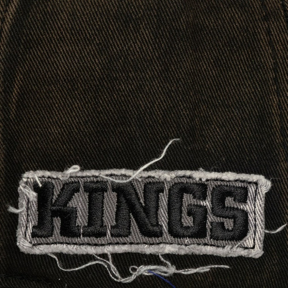 Los Angeles Kings Mitchell & Ness Downtown Snow Wash Pro-Crown Adjustable Hat - Black Hats