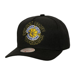 Golden State Warriors Tilted Pro Pinch Adjustable Hat sale - Black online