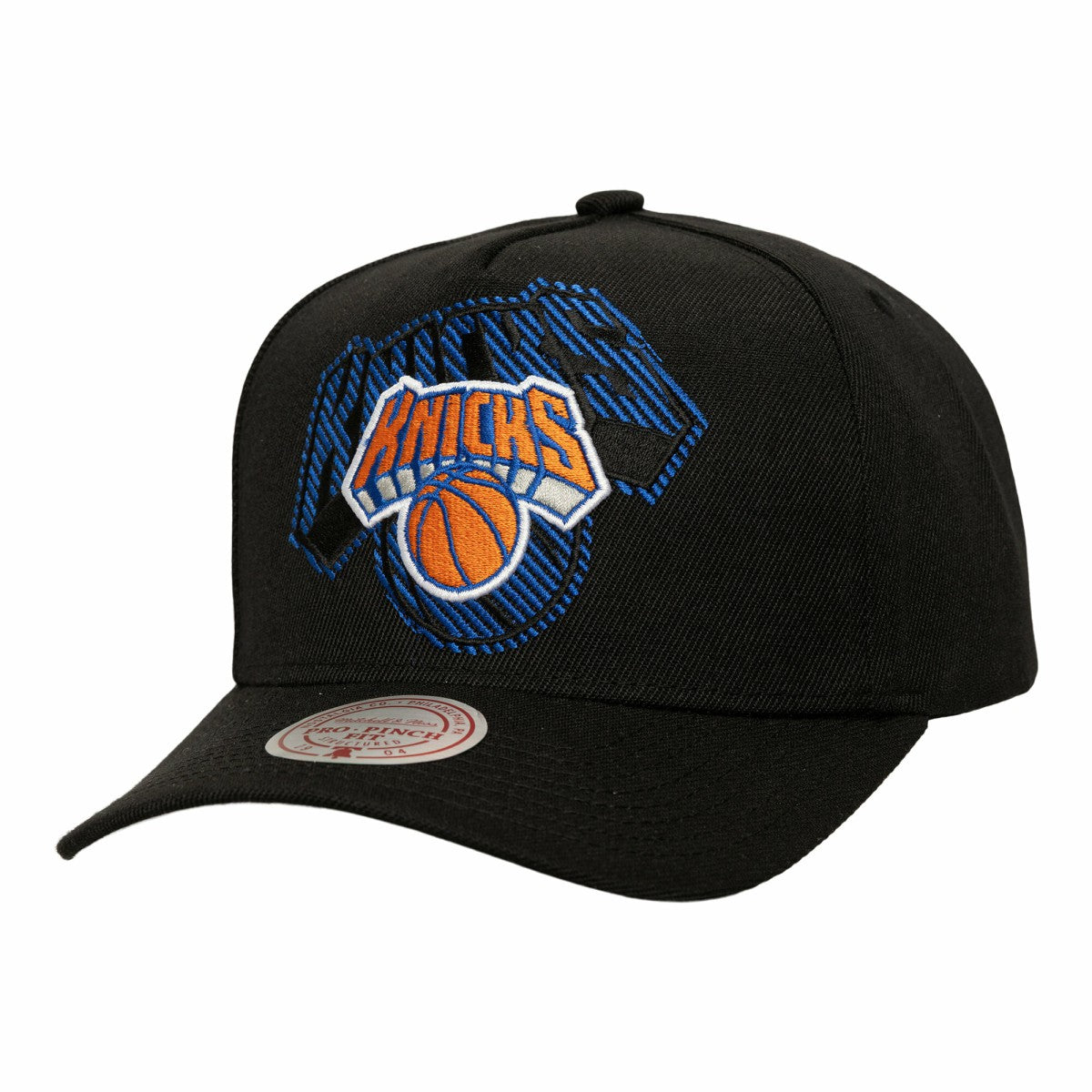 New York Knicks Tilted Pro Pinch Adjustable Hat - Black cheap