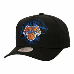 New York Knicks Tilted Pro Pinch Adjustable Hat - Black cheap