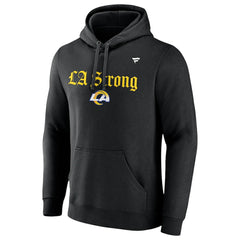 Los Angeles Rams Unisex LA Strong Fleece Pullover Hoodie - Black for sale