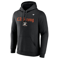 Anaheim Ducks Fanatics Unisex LA Strong Fleece Pullover Hoodie - Black Hoodies