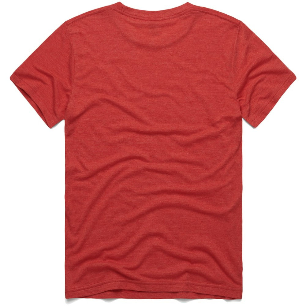 Mike Trout Los Angeles Angels Homage 2011 Topps Baseball Card Player T-Shirt Red