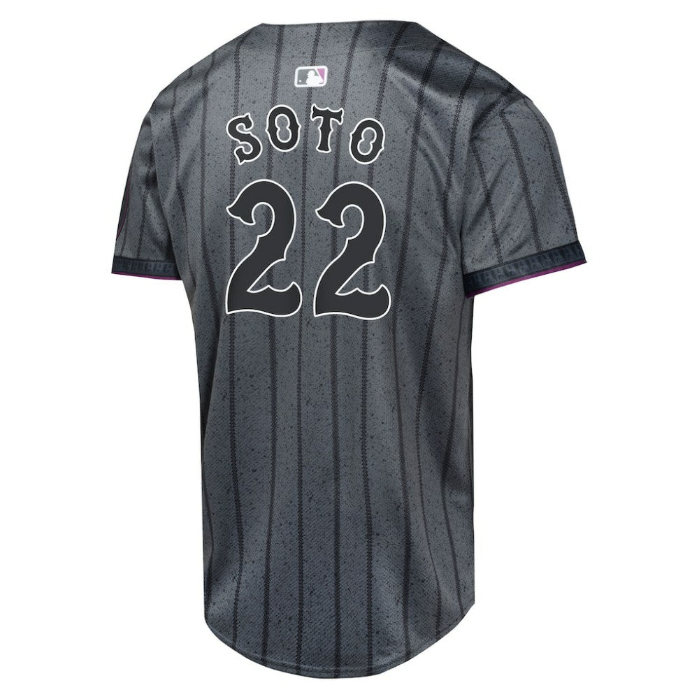 Juan Soto New York Mets Youth City Connect Limited Jersey  Gray