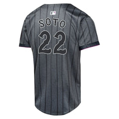 Juan Soto New York Mets Youth City Connect Limited Jersey  Gray
