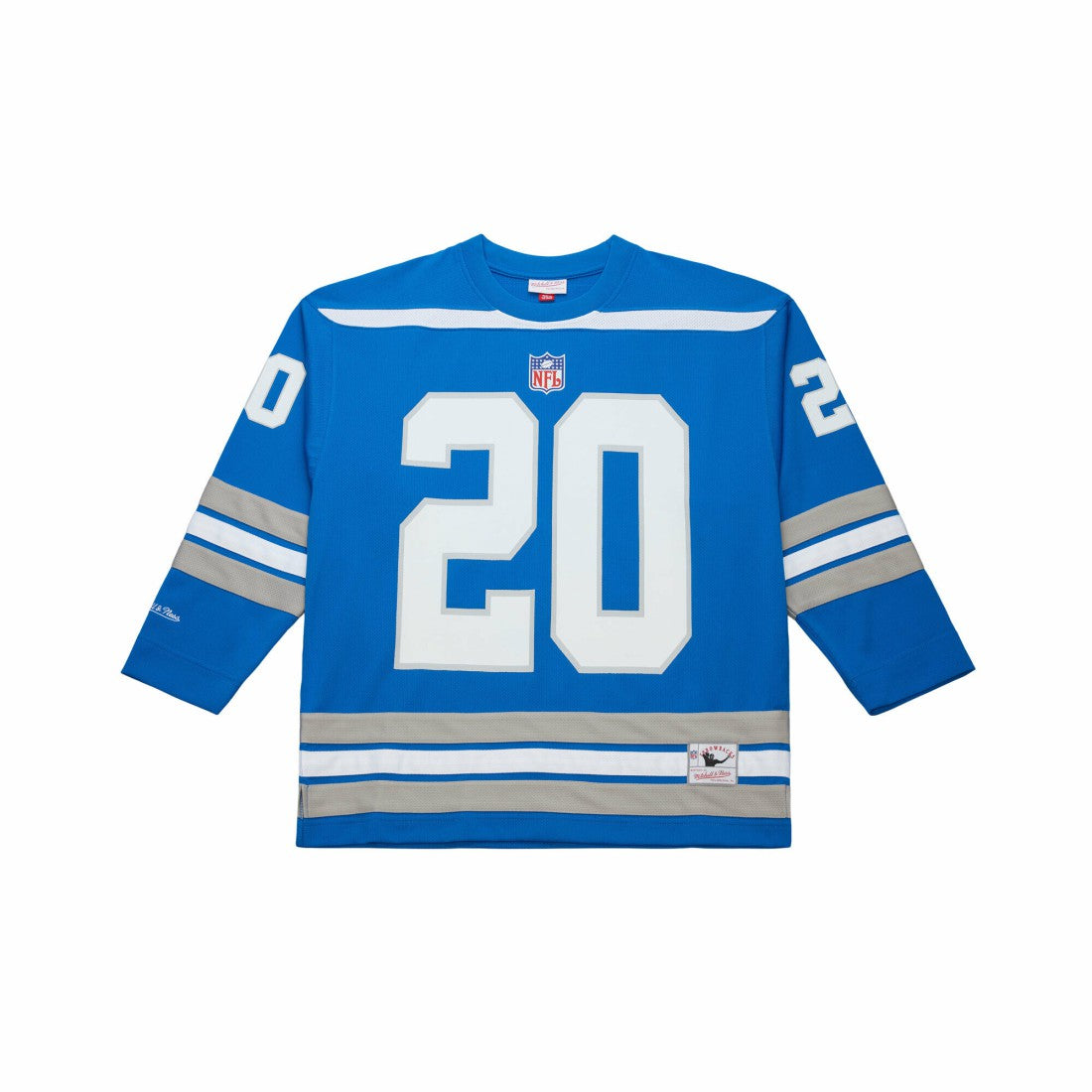 Barry Sanders Detroit Lions Maxxed Out Fashion Hockey Jersey - Blue outlet