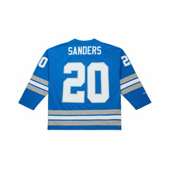 Barry Sanders Detroit Lions Maxxed Out Fashion Hockey Jersey - Blue outlet