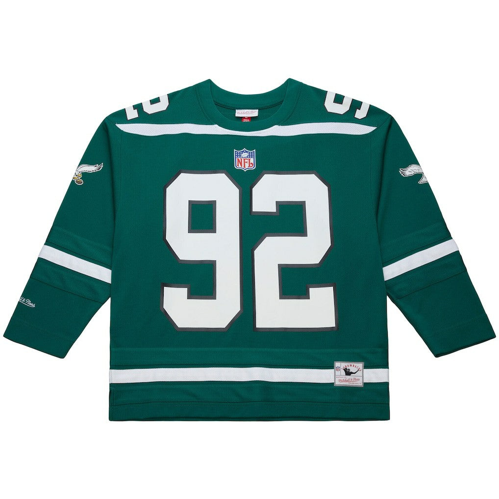 Reggie White Philadelphia Eagles Maxxed Out Fashion Hockey Jersey - Kelly Green online
