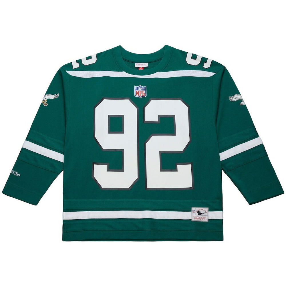 Reggie White Philadelphia Eagles Maxxed Out Fashion Hockey Jersey - Kelly Green online