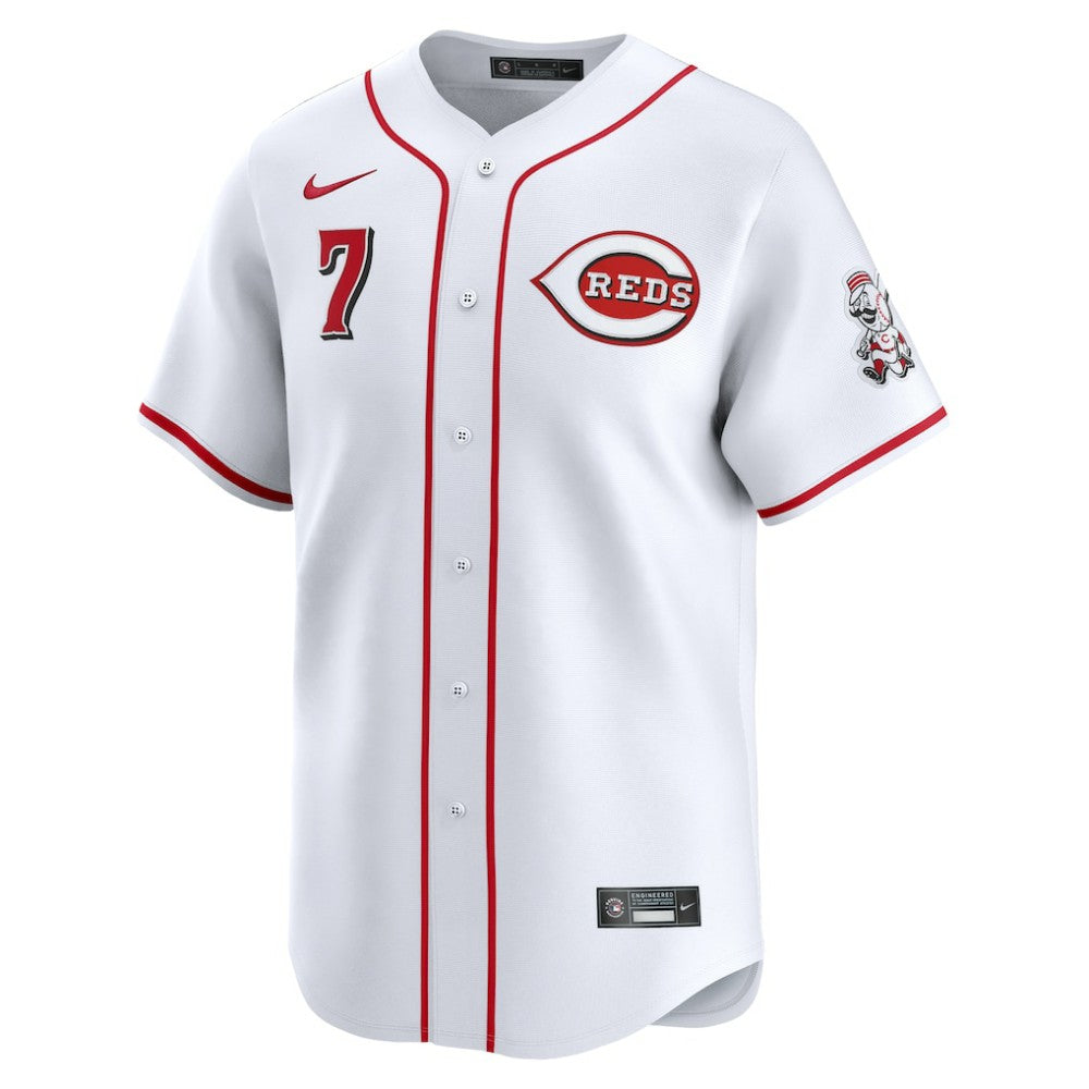Spencer Steer Cincinnati Reds Home Limited Player Jersey White