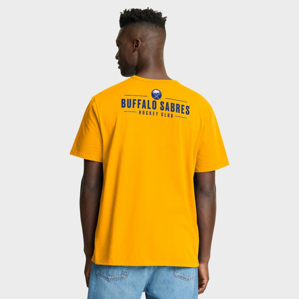 Buffalo Sabres Fanatics Crash The Net Legacy T-Shirt - Gold T-shirts