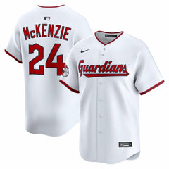 Triston McKenzie Cleveland Guardians Home Limited Player Jersey White