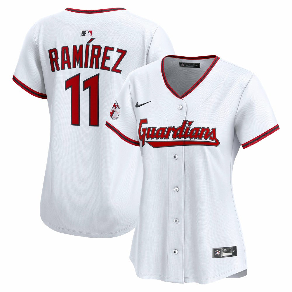 José Ramírez Cleveland Guardians Women's Home Limited Player Jersey White