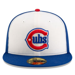Chicago Cubs Alternate Authentic Collection On-Field 59FIFTY Fitted Hat White/Royal