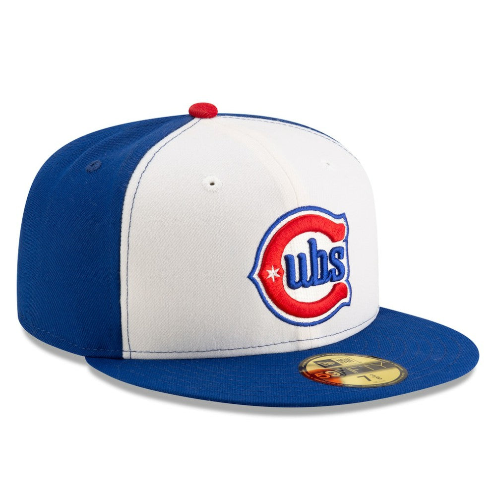 Chicago Cubs Alternate Authentic Collection On-Field 59FIFTY Fitted Hat White/Royal