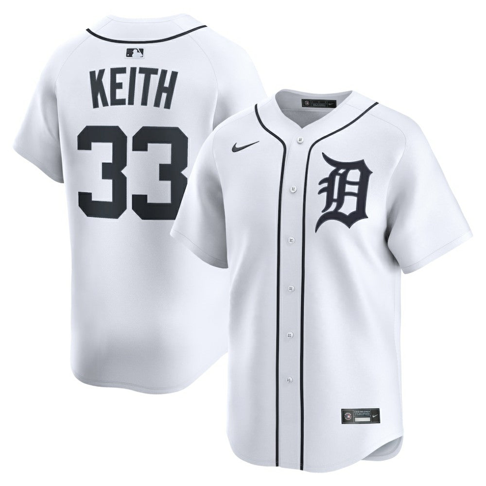 Colt Keith Detroit Tigers Home Limited Player Jersey White