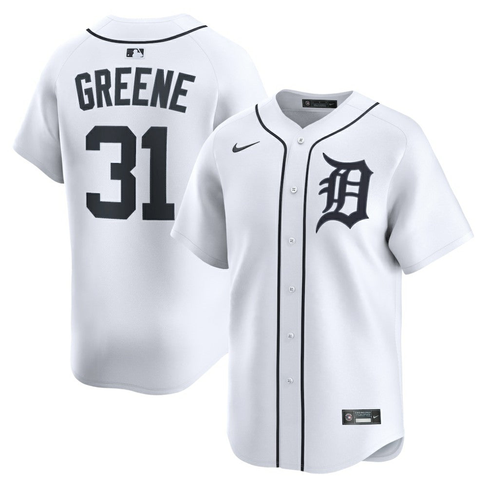 Riley Greene Detroit Tigers Home Limited Player Jersey White