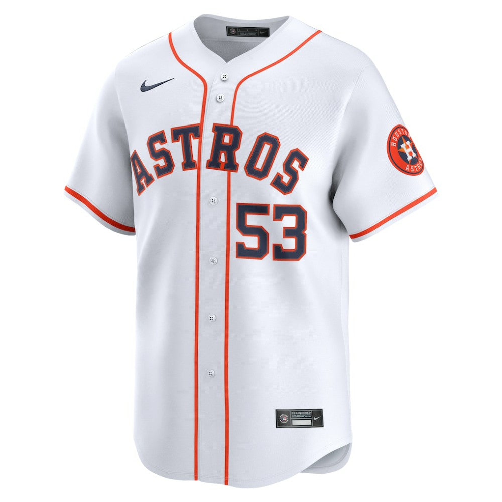 Cristian Javier Houston Astros Home Limited Player Jersey White
