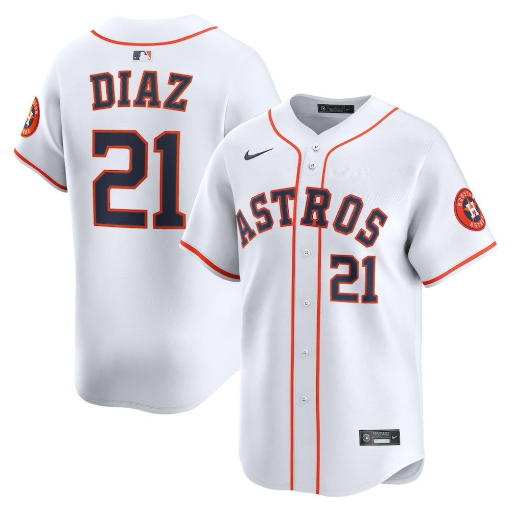 Yainer Diaz Houston Astros Home Limited Player Jersey White