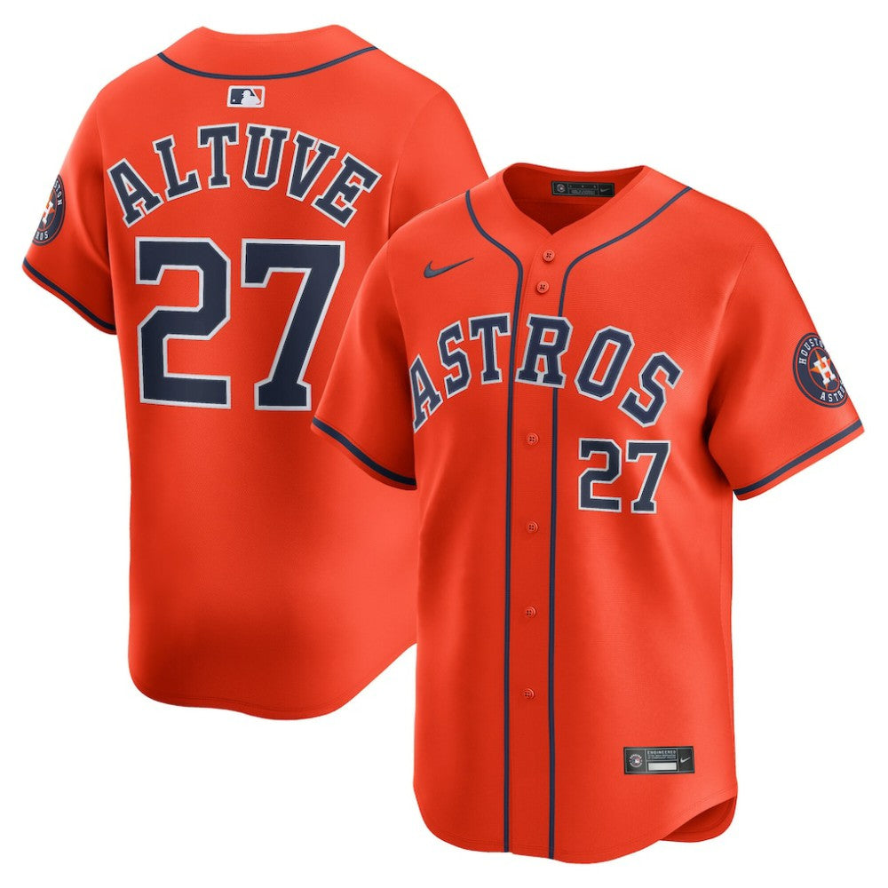 Jose Altuve Houston Astros Alternate Limited Player Jersey Orange