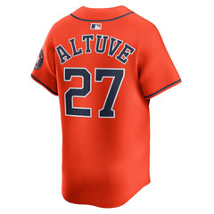 Jose Altuve Houston Astros Alternate Limited Player Jersey Orange