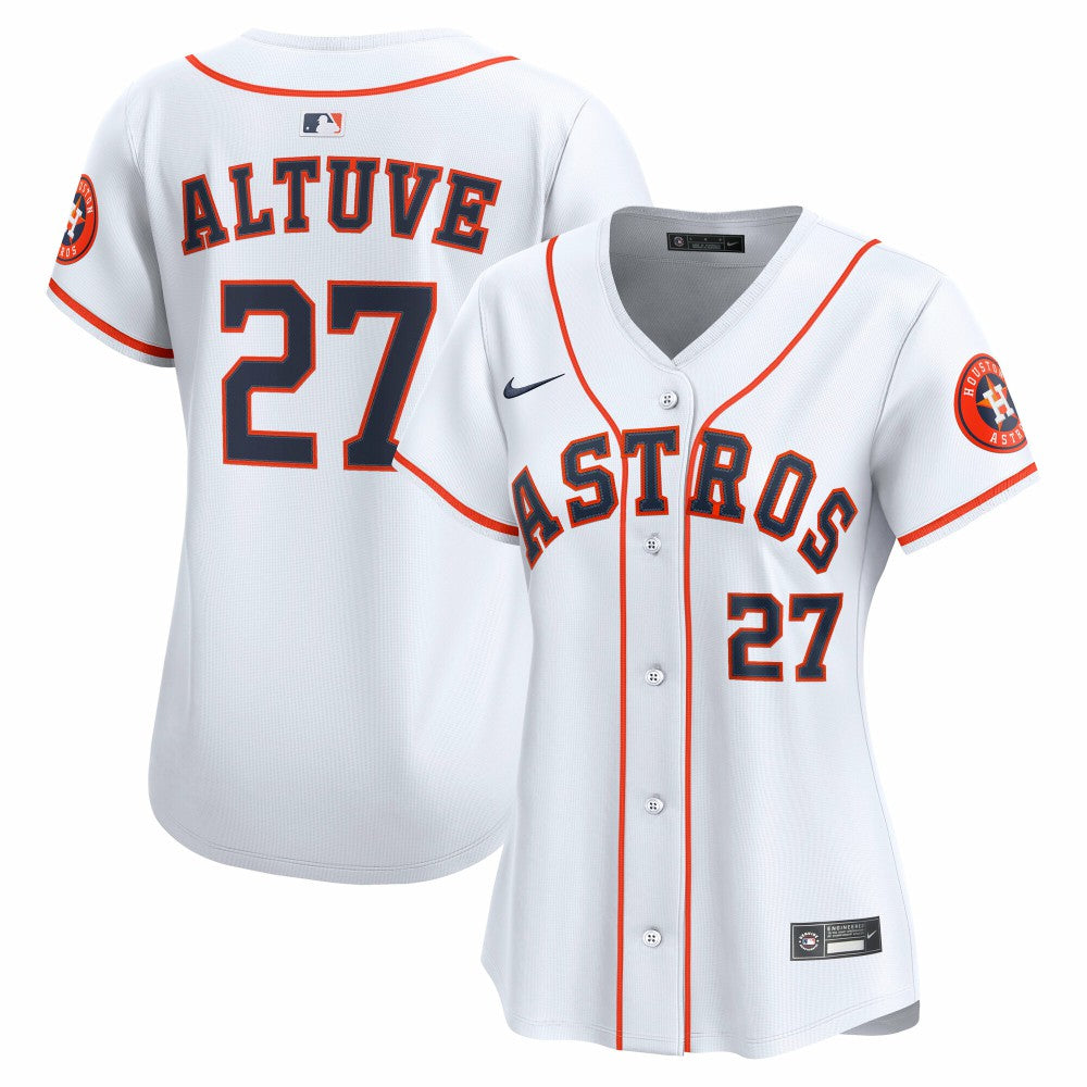 Jose Altuve Houston Astros Women's Home Limited Player Jersey White