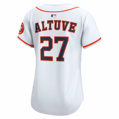 Jose Altuve Houston Astros Women's Home Limited Player Jersey White