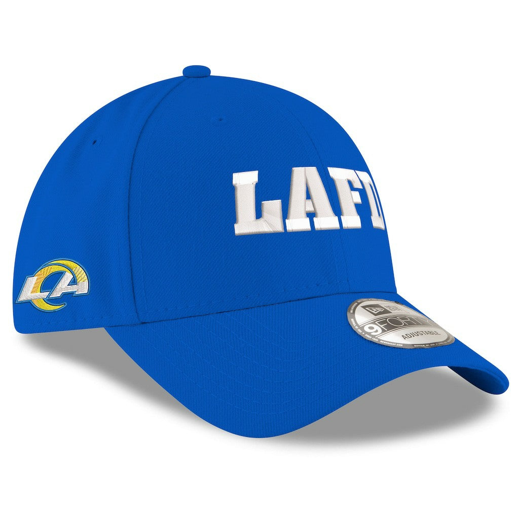 Los Angeles Rams New Era LAFD 9FORTY Adjustable Hat - Royal sale