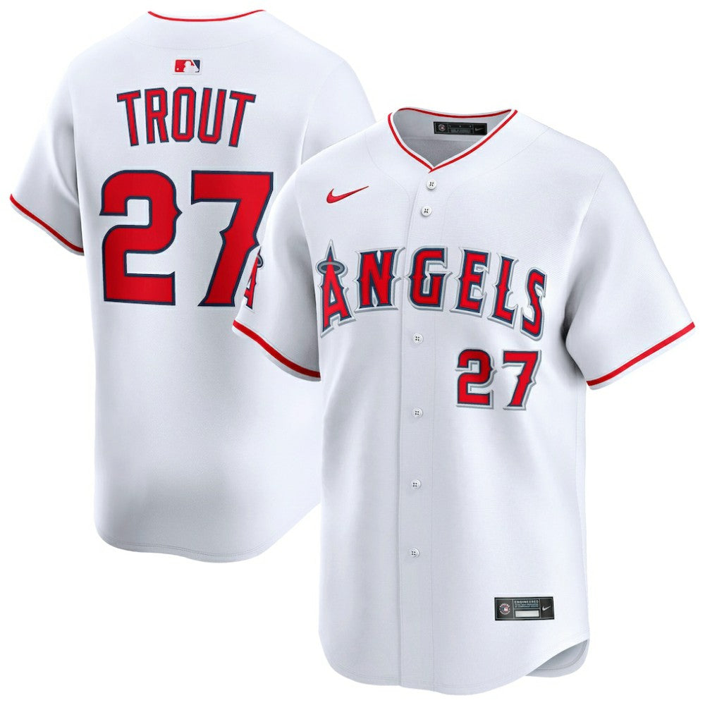 Mike Trout Los Angeles Angels Home Limited Player Jersey White