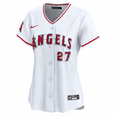Mike Trout Los Angeles Angels Women's Home Limited Player Jersey White