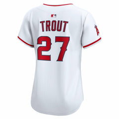 Mike Trout Los Angeles Angels Women's Home Limited Player Jersey White