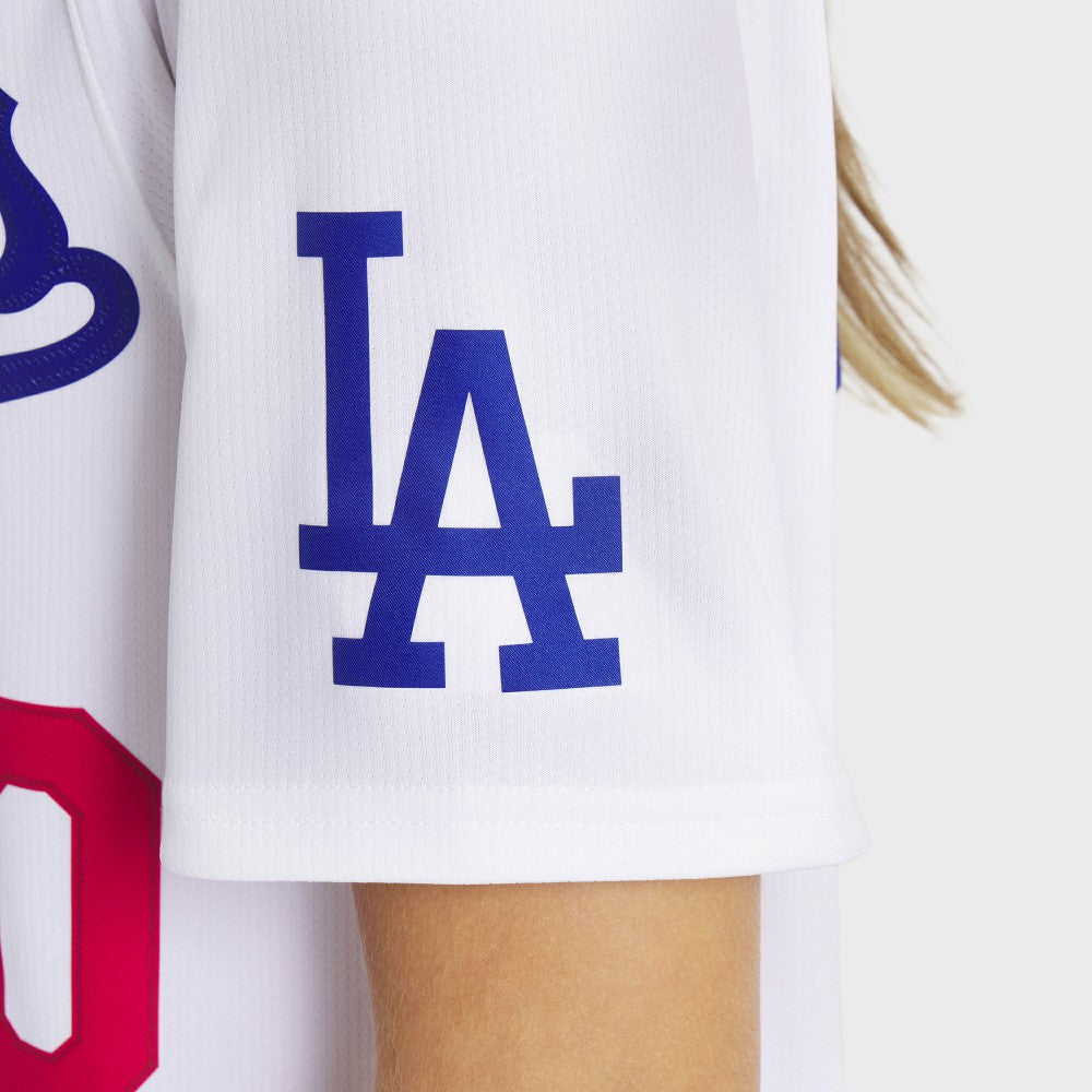 Mookie Betts Los Angeles Dodgers Women's Home Limited Player Jersey White