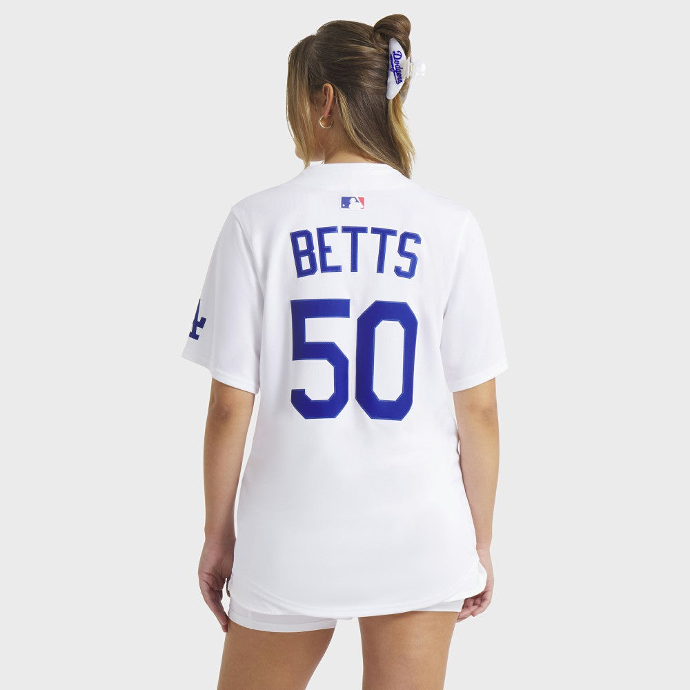 Mookie Betts Los Angeles Dodgers Women's Home Limited Player Jersey White