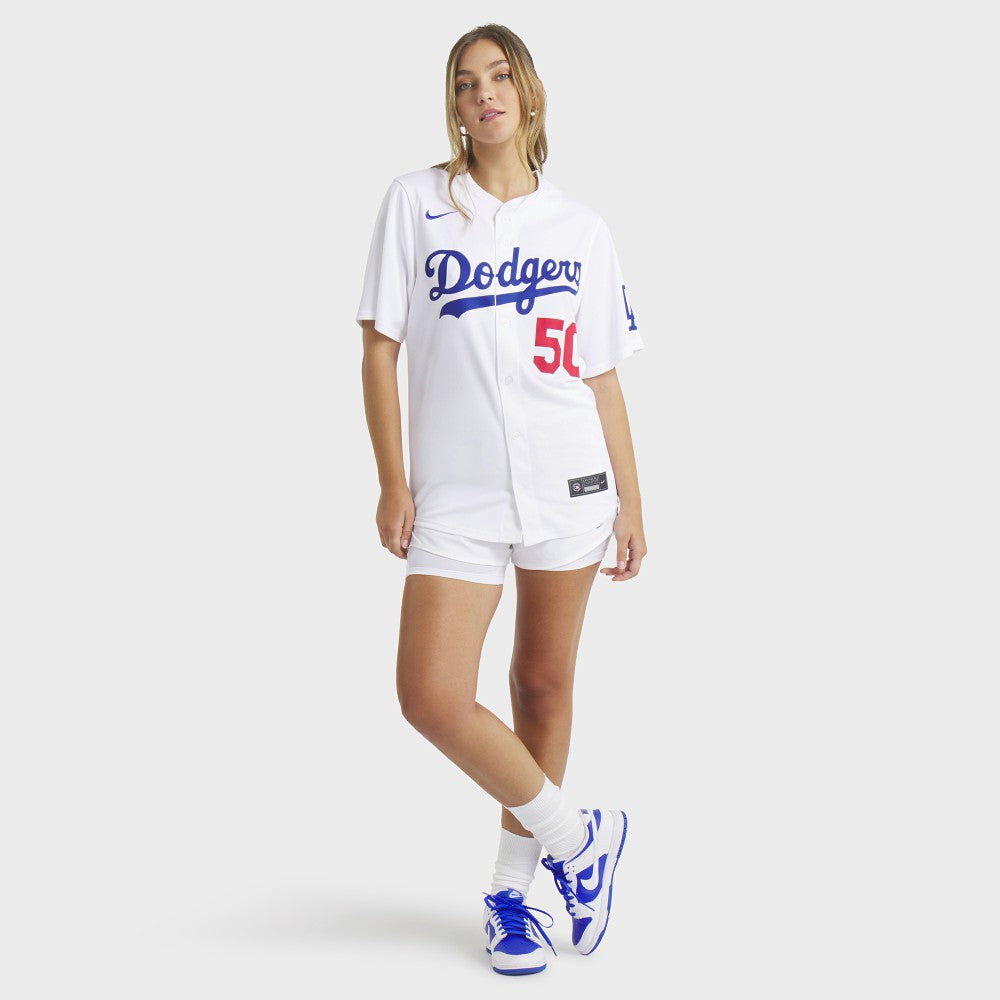 Mookie Betts Los Angeles Dodgers Women's Home Limited Player Jersey White