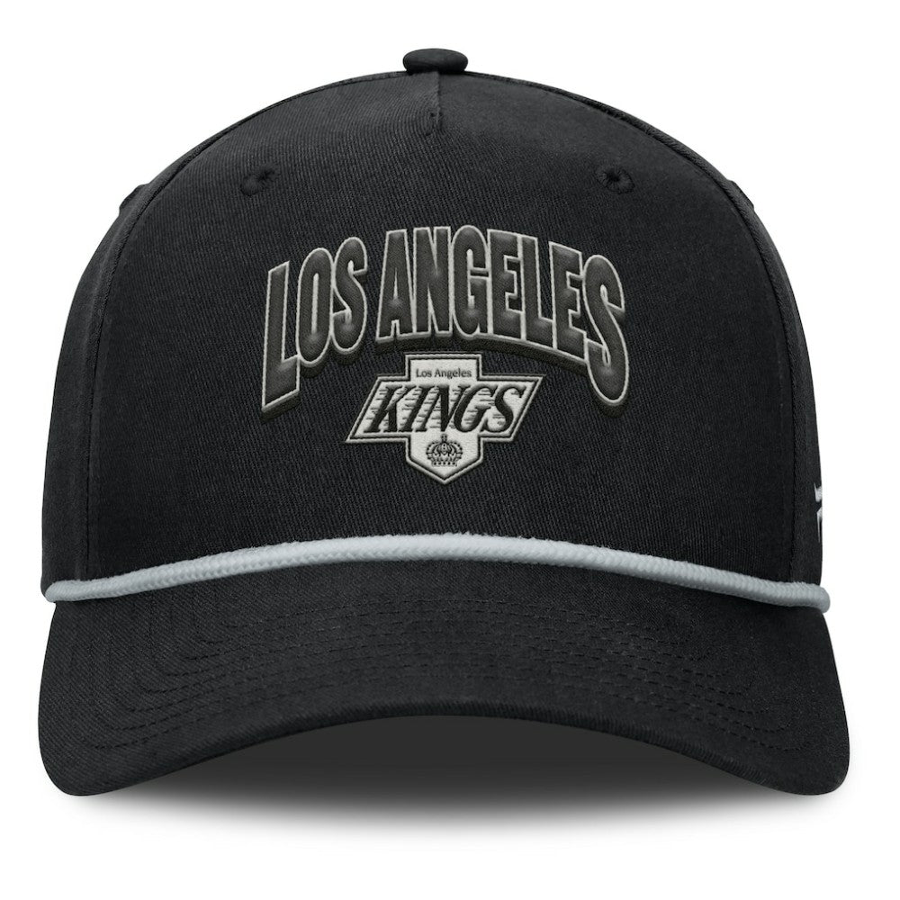 Los Angeles Kings Fanatics Decades Collection A-Frame Adjustable Hat - Black Hats