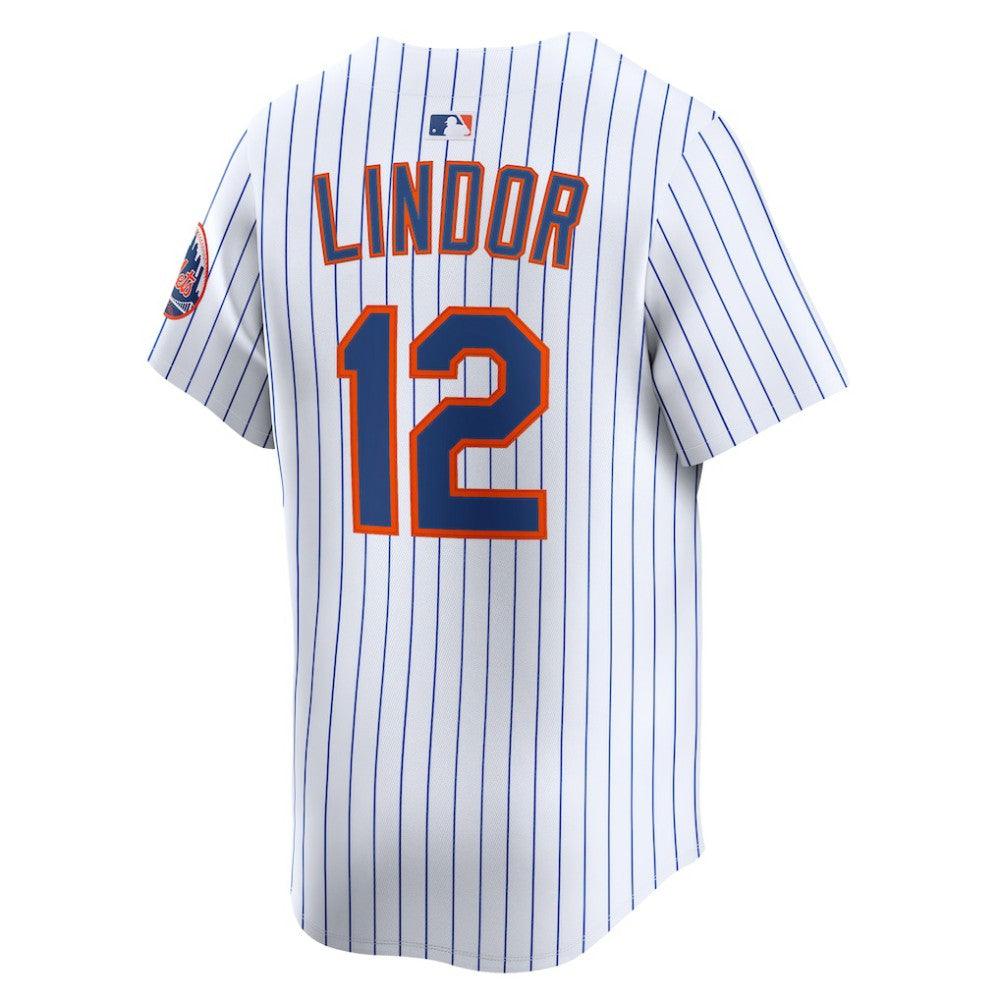 Francisco Lindor New York Mets Home Limited Jersey White