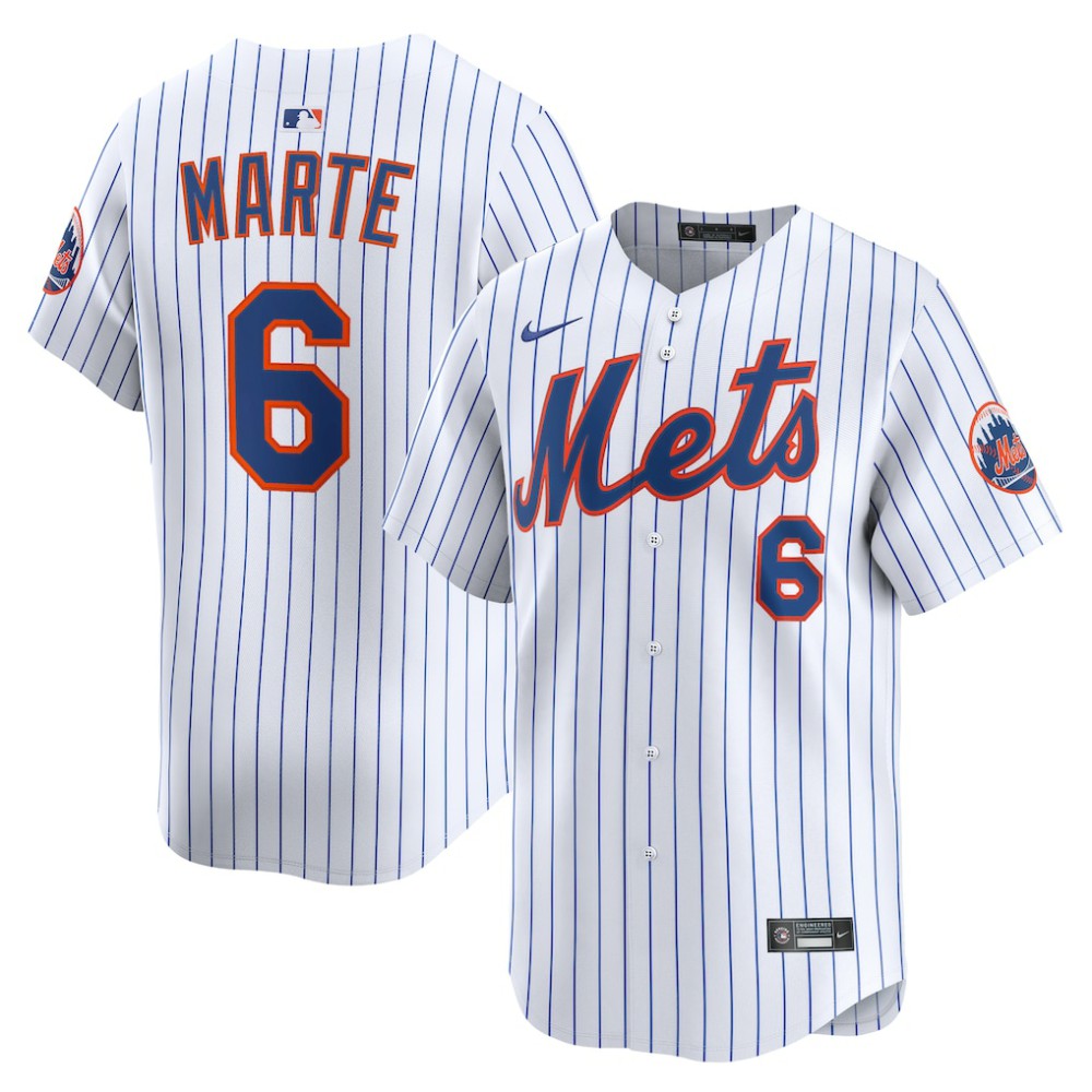 Starling Marte New York Mets Home Limited Player Jersey White