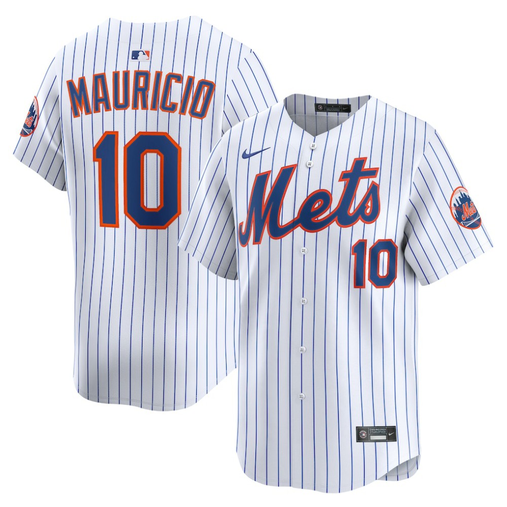 Ronny Mauricio New York Mets Home Limited Player Jersey White