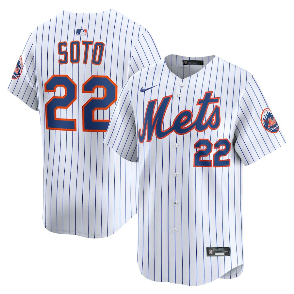 Juan Soto New York Mets Home Limited Jersey White