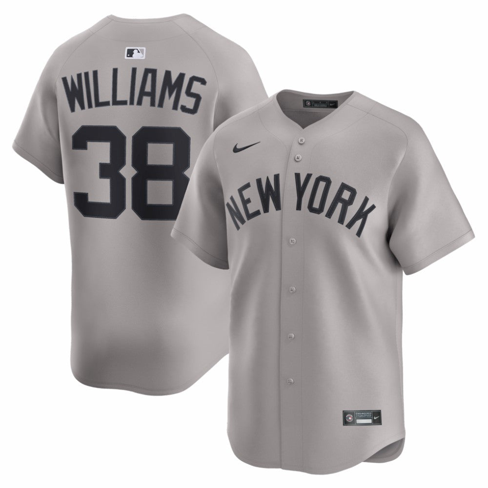 Devin Williams New York Yankees Road Limited Player Jersey Gray