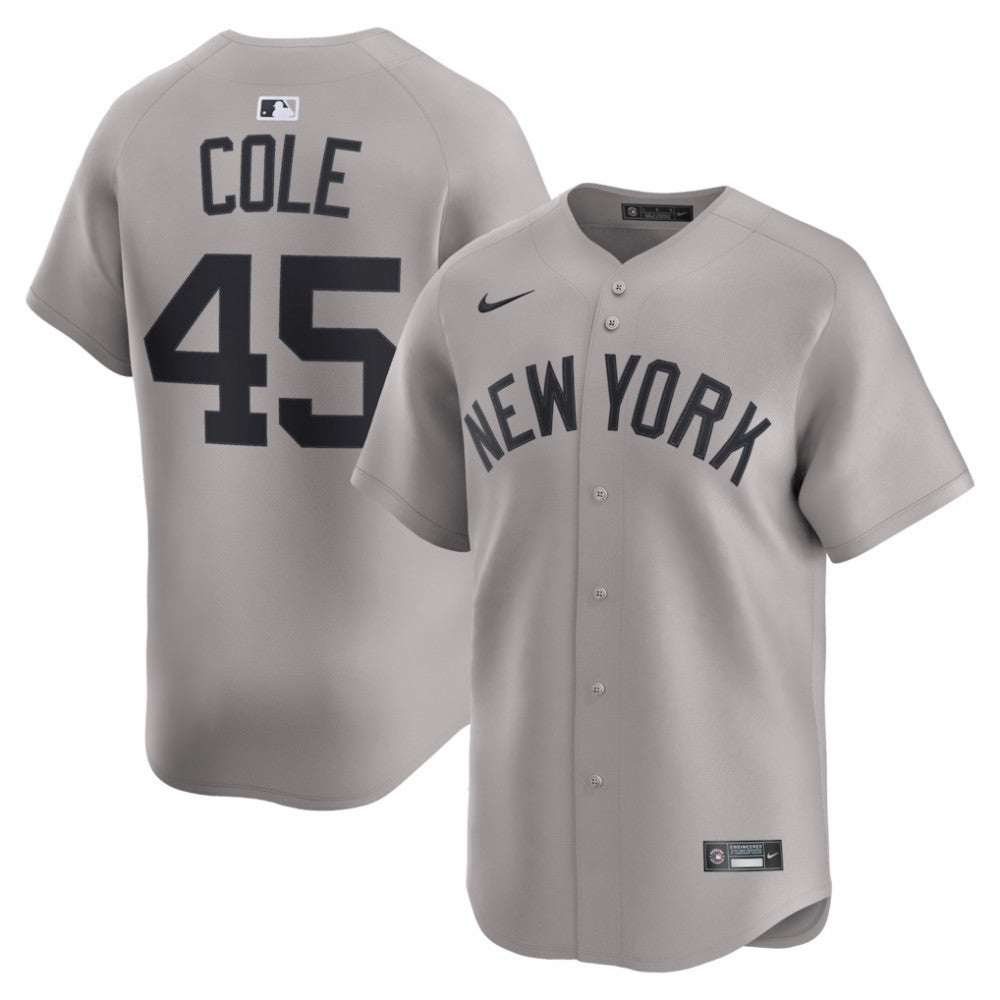 Gerrit Cole New York Yankees Road Limited Player Jersey Gray