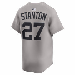 Giancarlo Stanton New York Yankees Road Limited Jersey Gray