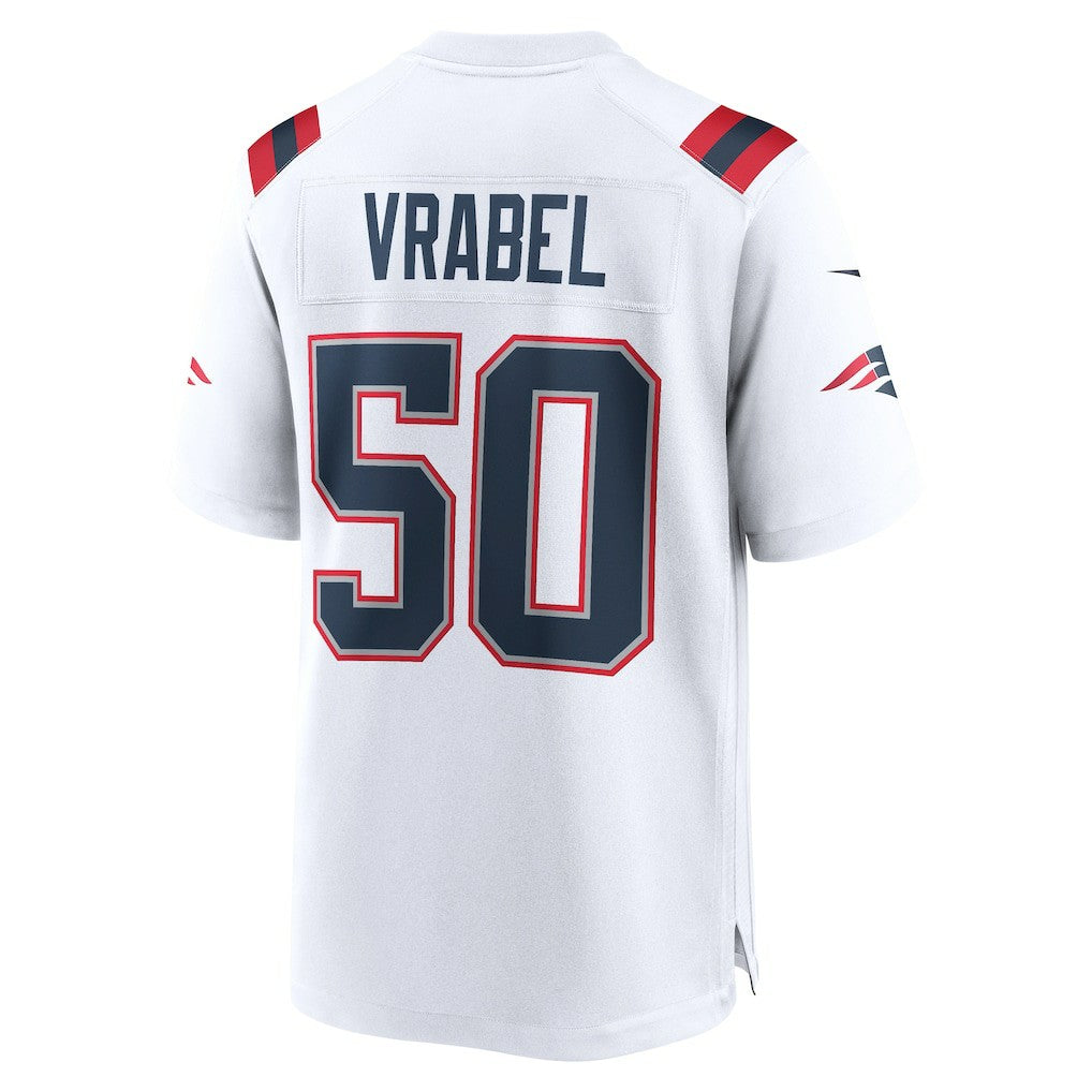 Mike Vrabel New England Patriots Retired Player Game Jersey - White discount
