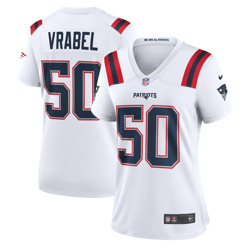 Mike Vrabel New England Patriots Women's Retired Player Game Jersey - White on sale