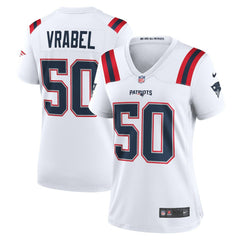 Mike Vrabel New England Patriots Women's Retired Player Game Jersey - White on sale