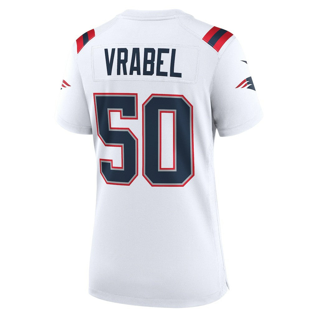 Mike Vrabel New England Patriots Women's Retired Player Game Jersey - White on sale