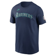 Ichiro Suzuki Seattle Mariners 2025 National Baseball Hall of Fame Name & Number T-Shirt Navy