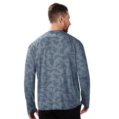 Seattle Seahawks MSX by Michael Strahan Performance Camo Long Sleeve T-Shirt - Navy cheap